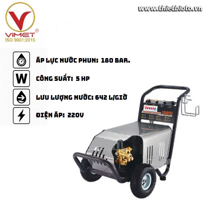 Máy rửa xe cao áp HIDI HWS0518